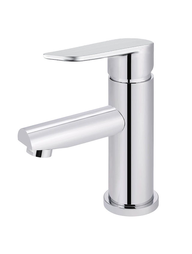 Round Paddle Basin Mixer - Polished Chrome (SKU: MB02PD-C) by Meir NZ