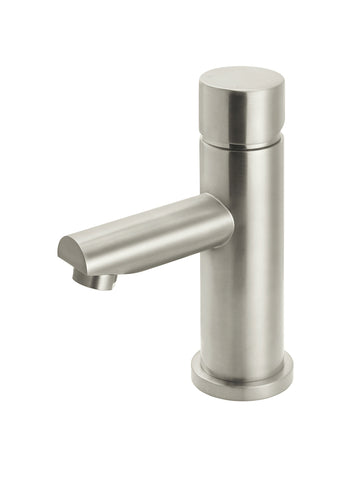 Round Pinless Basin Mixer - PVD Brushed Nickel