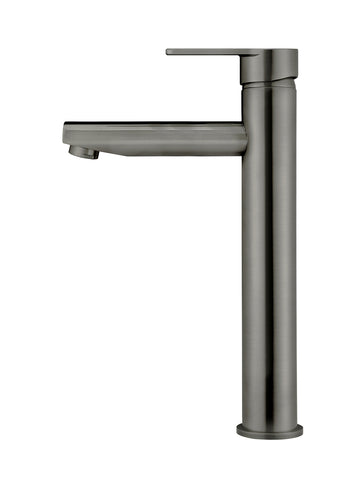 Round Paddle Tall Basin Mixer - Shadow