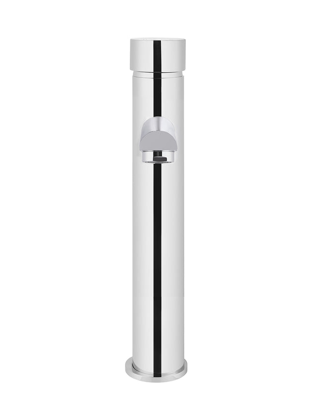 Round Pinless Tall Basin Mixer - Polished Chrome (SKU: MB04PN-R2-C) by Meir NZ
