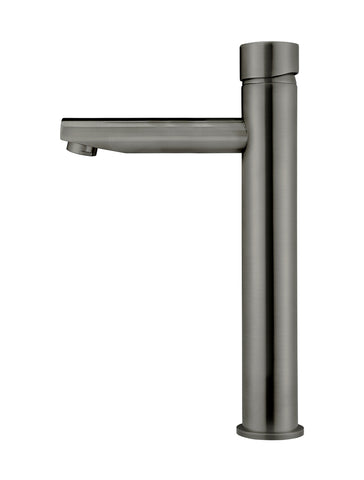 Round Pinless Tall Basin Mixer - Shadow