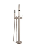 Round Paddle Freestanding Bath Spout and Hand Shower - Champagne - MB09PD-CH