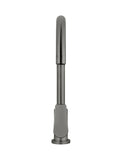 Round Gooseneck Kitchen Mixer Tap with Paddle Handle - Shadow - MK03PD-PVDGM
