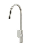 Round Paddle Piccola Pull Out Kitchen Mixer Tap - PVD Brushed Nickel - MK17PD-PVDBN