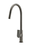 Round Paddle Piccola Pull Out Kitchen Mixer Tap - Shadow - MK17PD-PVDGM