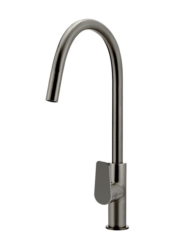 Round Paddle Piccola Pull Out Kitchen Mixer Tap - Shadow (SKU: MK17PD-PVDGM) by Meir NZ