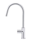 Round Pinless Piccola Pull Out Kitchen Mixer Tap - Polished Chrome - MK17PN-C
