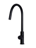 Round Pinless Piccola Pull Out Kitchen Mixer Tap - Matte Black - MK17PN