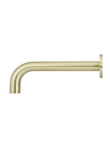Round Curved Bath Spout - PVD Tiger Bronze