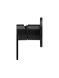 Round Paddle Wall Mixer - Matte Black - MW03PD