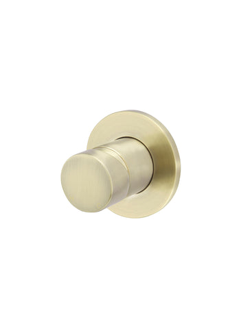 Round Pinless Wall Mixer - PVD Tiger Bronze