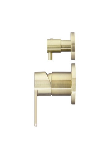 Round Paddle Diverter Mixer - PVD Tiger Bronze