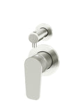 Round Paddle Diverter Mixer - PVD Brushed Nickel - MW07TSPD-PVDBN