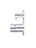 Round Pinless Diverter Mixer - Polished Chrome - MW07TSPN-C