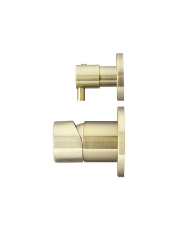 Round Pinless Diverter Mixer - PVD Tiger Bronze