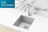 Kitchen Sink - Single Bowl 380 x 440 - PVD Brushed Nickel - MKSP-S380440-NK