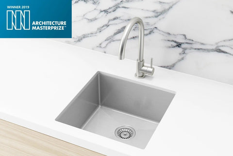 Kitchen Sink - Single Bowl 450 x 450 - PVD Brushed Nickel
