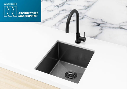 Kitchen Sink - Single Bowl 380 x 440 - Gunmetal Black
