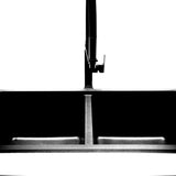 Square Flexible Kitchen Mixer Tap - Matte Black - MK05