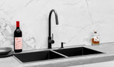 Kitchen Sink - Double Bowl 860 x 440 - Gunmetal Black - MKSP-D860440-GM