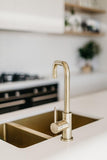 Kitchen Sink - One and Half Bowl 670 x 440 - Brushed Bronze Gold - MKSP-D670440-BB