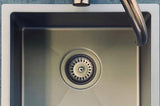 Kitchen Sink - Single Bowl 380 x 440 - PVD Brushed Nickel - MKSP-S380440-NK