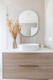 Round Tall Basin Mixer Curved - PVD Tiger Bronze - MB04-R3-PVDBB