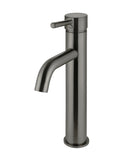 Round Tall Curved Basin Mixer - Shadow - MB04-R3-PVDGM
