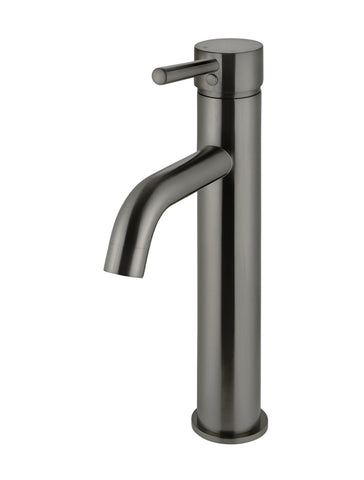 Round Tall Curved Basin Mixer - Shadow