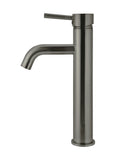 Round Tall Curved Basin Mixer - Shadow - MB04-R3-PVDGM