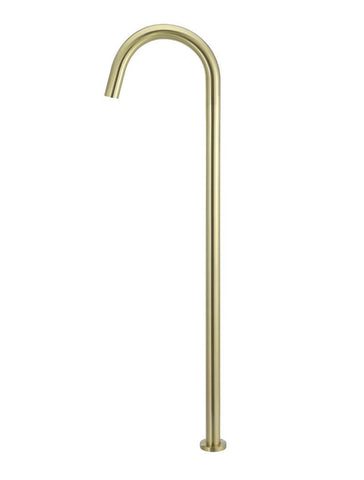 Meir Round Freestanding Bath Filler - Tiger Bronze Gold