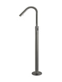 Round Freestanding Bath Spout and Hand Shower - Shadow - MB09-PVDGM