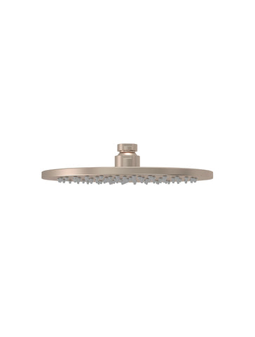 Round Shower Rose 200mm - Champagne