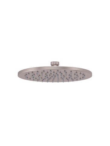 Round Shower Rose 200mm - Champagne