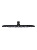 Round Shower Rose 300mm - Matte Black - MH06