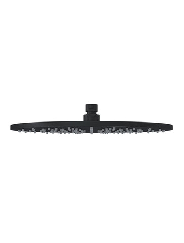 Round Shower Rose 300mm - Matte Black