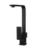 Meir Square Kitchen Mixer - Matte Black - MK01