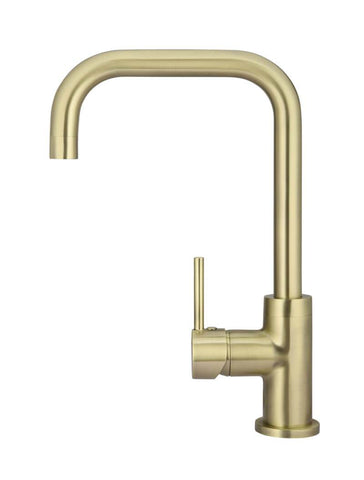 Meir Round Kitchen Mixer - Tiger Bronze Gold