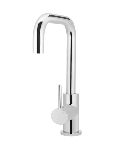 Meir Round Kitchen Mixer - Polished Chrome