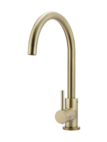 Round Kitchen Mixer Tap - PVD Tiger Bronze