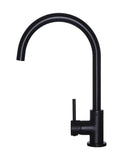Round Kitchen Mixer Tap - Matte Black - MK03
