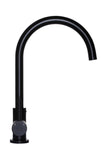 Round Kitchen Mixer Tap - Matte Black - MK03