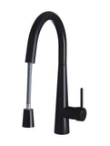 Round Pull Out Kitchen Mixer Tap - Matte Black - MK07