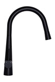 Round Pull Out Kitchen Mixer Tap - Matte Black - MK07