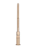 Round Piccola Pull Out Kitchen Mixer Tap - Champagne - MK17-CH