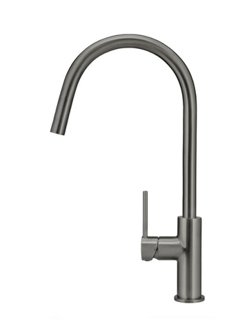 Round Piccola Pull Out Kitchen Mixer Tap - Shadow