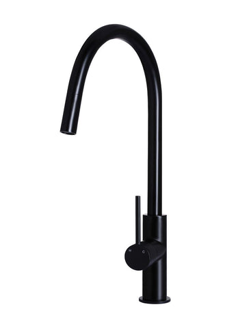 MK17 Round Piccola Pull Out Kitchen Mixer Tap - Matte Black