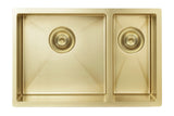 Kitchen Sink - One and Half Bowl 670 x 440 - Brushed Bronze Gold - MKSP-D670440-BB