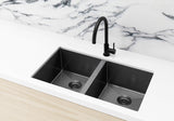 Sink Strainer and Waste Plug Basket with Stopper - Gunmetal PVD Finish - MST04-GM