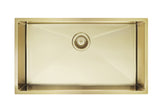 Kitchen Sink - Single Bowl 760 x 440 - Brushed Bronze Gold - MKSP-S760440-BB